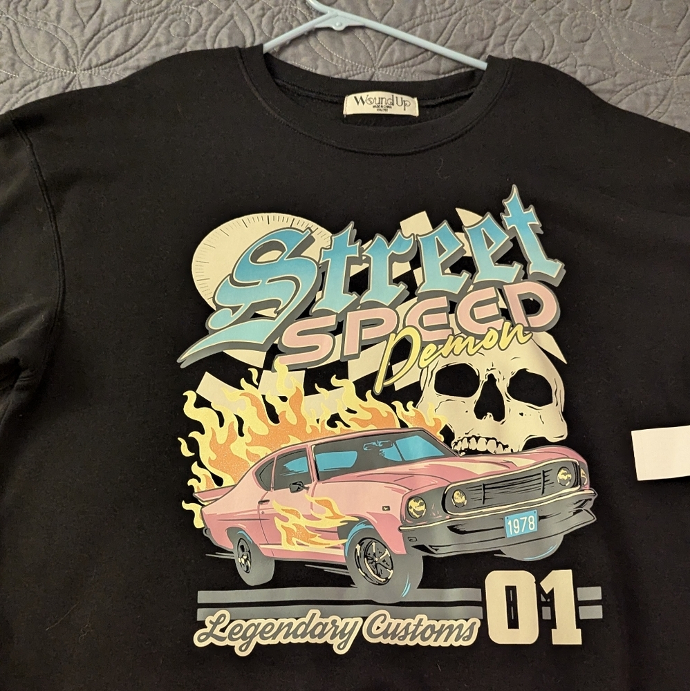 Extra Speed XL black sweatshirt